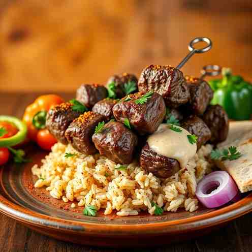 Juicy Egyptian Kofta Kebab Skewers - Beef & Rice Recipes